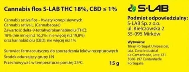 Cannabis flos S-LAB Master Kush - ulotka Cannabis flos S-LAB Master Kush - ulotka