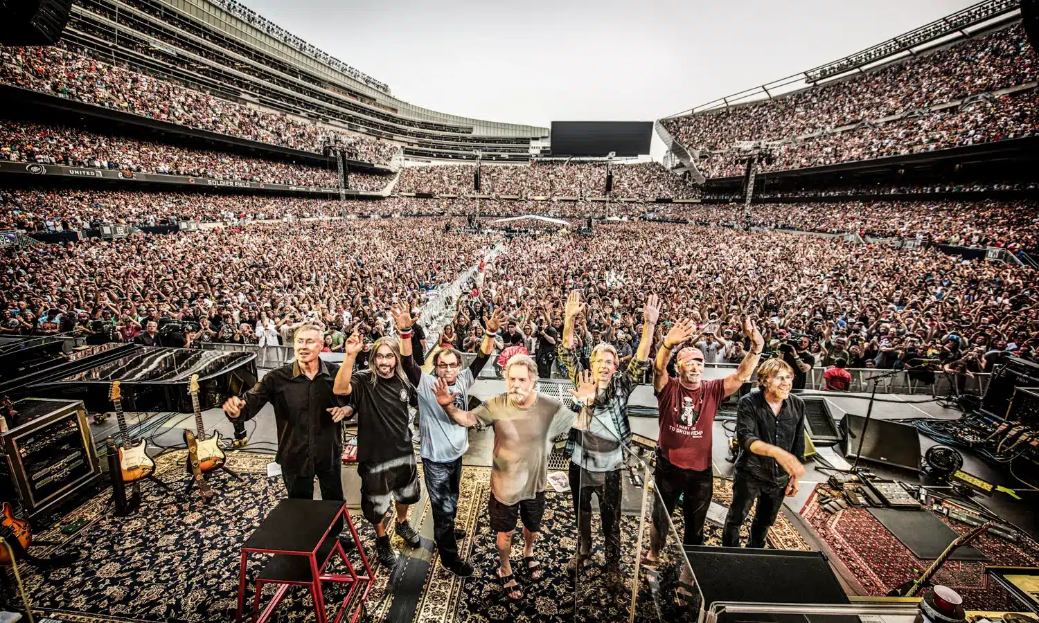 Zespół Grateful Dead na scenie
