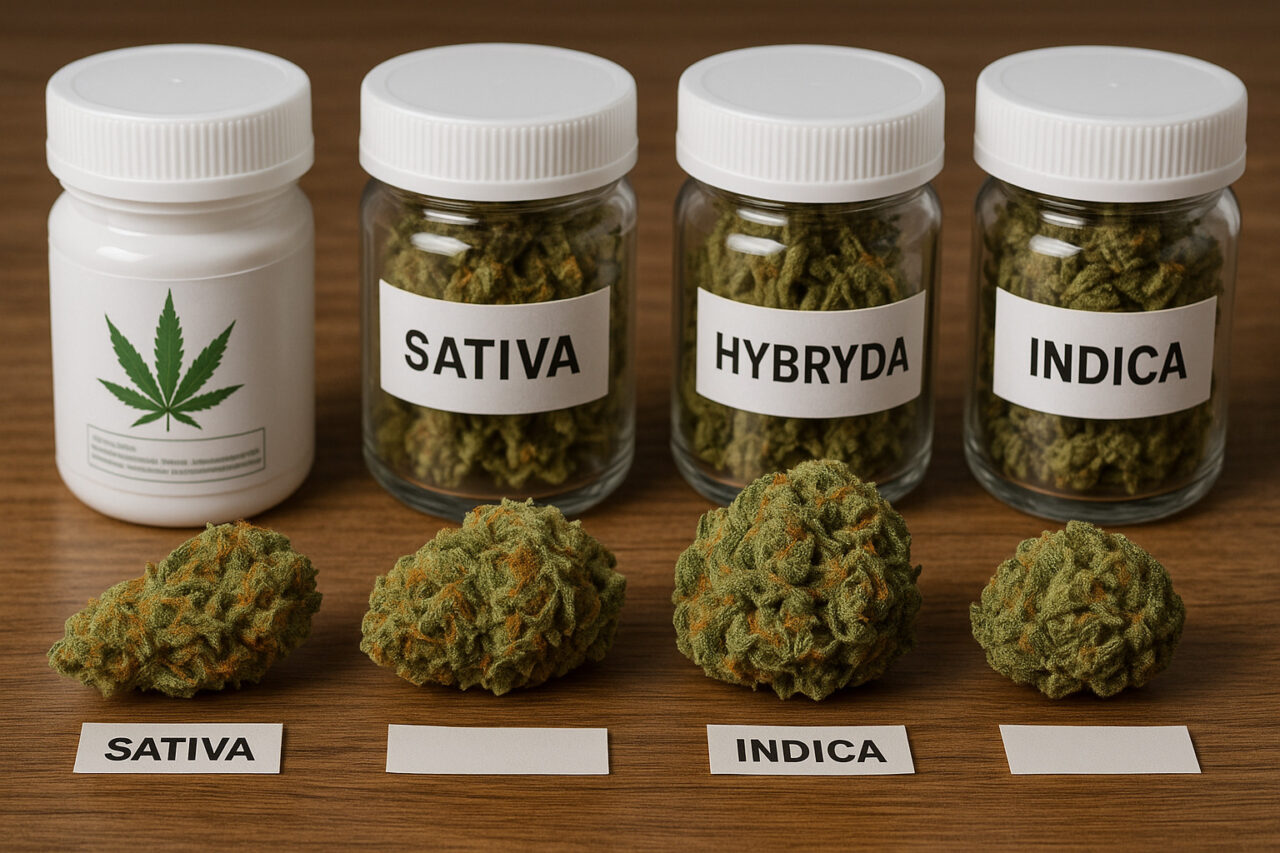 Medyczna Marihuana w Polsce (Październik 2025): Jak Wybrać Odmianę (Sativa, Indica, Hybryda) i Znaleźć Najtańszy Susz w Aptece?